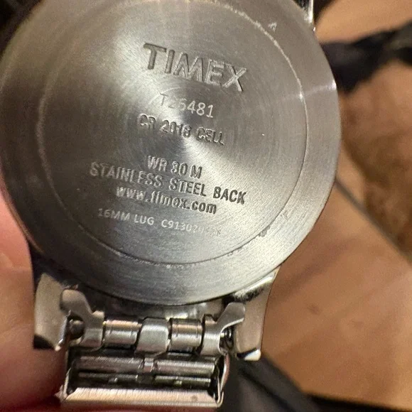 Timex Charles Street Black and Gold Indiglo Watch - Picture 3 of 9